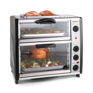 OneConcept All-You-Can-Eat, dvojitá minirúra s grilovaciou platňou, 42 l, 2350 W Ampera.SK
