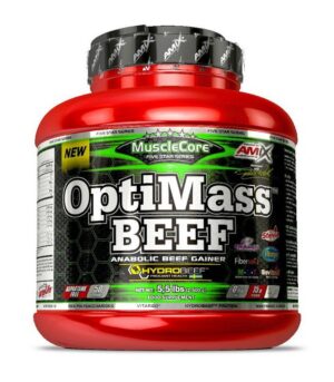 OptiMass Beef Anabolic Gainer - Amix 2500 g Delicate Forest Fruits Amix www.ampera.sk