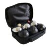 Petanque sada MASTER 6 chrómovaných a čiernych gulí obal nylon MASTER www.ampera.sk