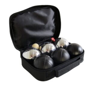 Petanque sada MASTER 6 chrómovaných a čiernych gulí obal nylon MASTER www.ampera.sk