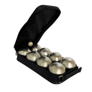 Petanque sada MASTER 8 matne zlatých gulí obal nylon MASTER www.ampera.sk