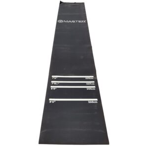 Podložka-koberec na šípky MASTER so vzdialenosťami - čierno-biely MASTER www.ampera.sk