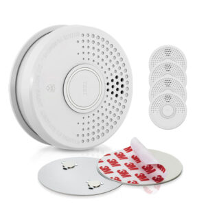 SHD by oneConcept DOF39, Detektor dymu s magnetickým držiakom Magnetic Mount v súprave Ampera.SK