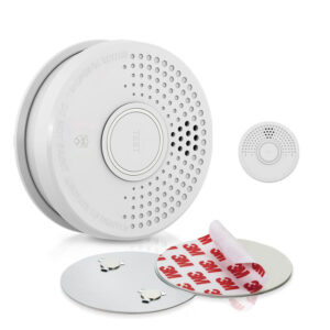 SHD by oneConcept DOF39, Detektor dymu s magnetickým držiakom Magnetic Mount v súprave Ampera.SK