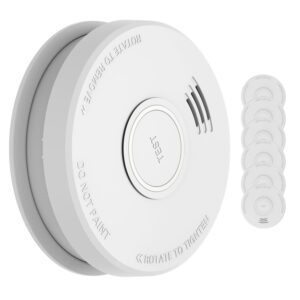 SHD by oneConcept Detektor dymu DOF19, plast, výstražný signál: 85 dB, 9V na batérie Ampera.SK