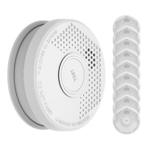 SHD by oneConcept Detektor dymu DOF29, plast, výstražný signál: 85 dB, 9V na batérie Ampera.SK