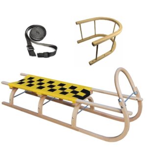 Sane drevené SULOV 67 dĺžka 125 cm + ohrádka + popruh SULOV www.ampera.sk