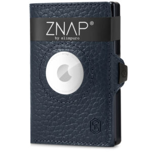 Slimpuro ZNAP Airtag Wallet, 8 kariet, priehradka na mince, 8,9 x 1,5 x 6,3 cm (Š x V x H), ochrana RFID Ampera.SK