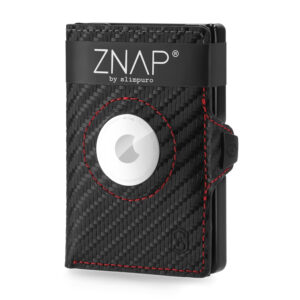 Slimpuro ZNAP Airtag Wallet, 8 kariet, priehradka na mince, 8,9 x 1,5 x 6,3 cm (Š x V x H), ochrana RFID Ampera.SK