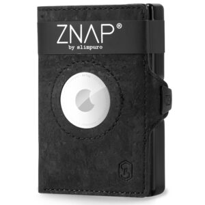 Slimpuro ZNAP Airtag Wallet, 8 kariet, priehradka na mince, 8,9 x 1,5 x 6,3 cm (Š x V x H), ochrana RFID Ampera.SK