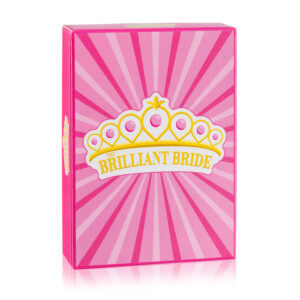 Spielehelden Brilliant Bride, Kartová hra, Zábavné akcie na dievčenskú rozlúčku so slobodou, Vreckový formát v anglickom jazyku Ampera.SK