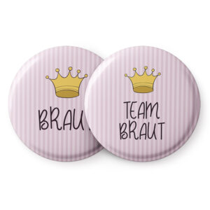 Spielehelden Odznaky Koruna Dievčenská rozlúčka so slobodou 12 odznakov 5,6 cm extra veľké Darček na dievčenskú rozlúčku so slobodou Ampera.SK