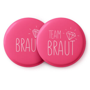 Spielehelden Odznaky Rosa Diamond Dievčenská rozlúčka so slobodou 5,6 cm Extra veľké Darček na dievčenskú rozlúčku so slobodou Ampera.SK