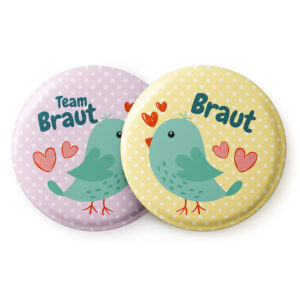 Spielehelden Odznaky Vogel II Dievčenská rozlúčka so slobodou 12 odznakov 5,6 cm extra veľké Darček na dievčenskú rozlúčku so slobodou Ampera.SK