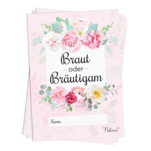 Spielehelden Svadobná hra Nevesta vs. Ženích Otázky o neveste a ženíchovi 50ks. DIN A5 Ampera.SK