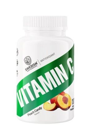 Vitamin C - Swedish Supplements 100 chewable tbl. Peach Swedish Supplements www.ampera.sk