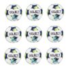 Výhodný set - 9x Futbalová lopta SELECT FB Brillant Super TB SK Chance Liga 2025/26 5 bielo-modrá SELECT www.ampera.sk